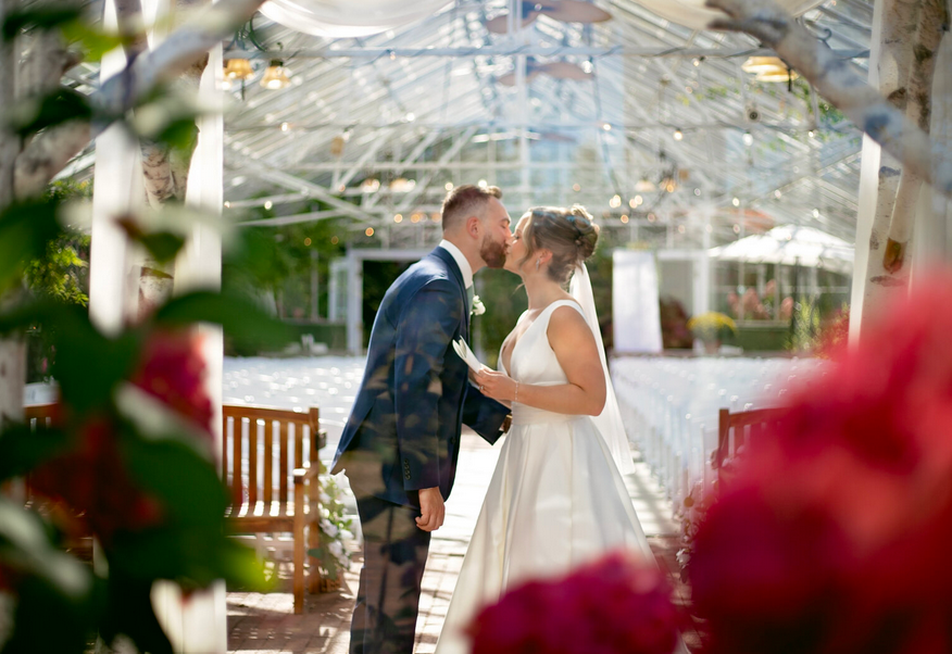 wedding photos of couple